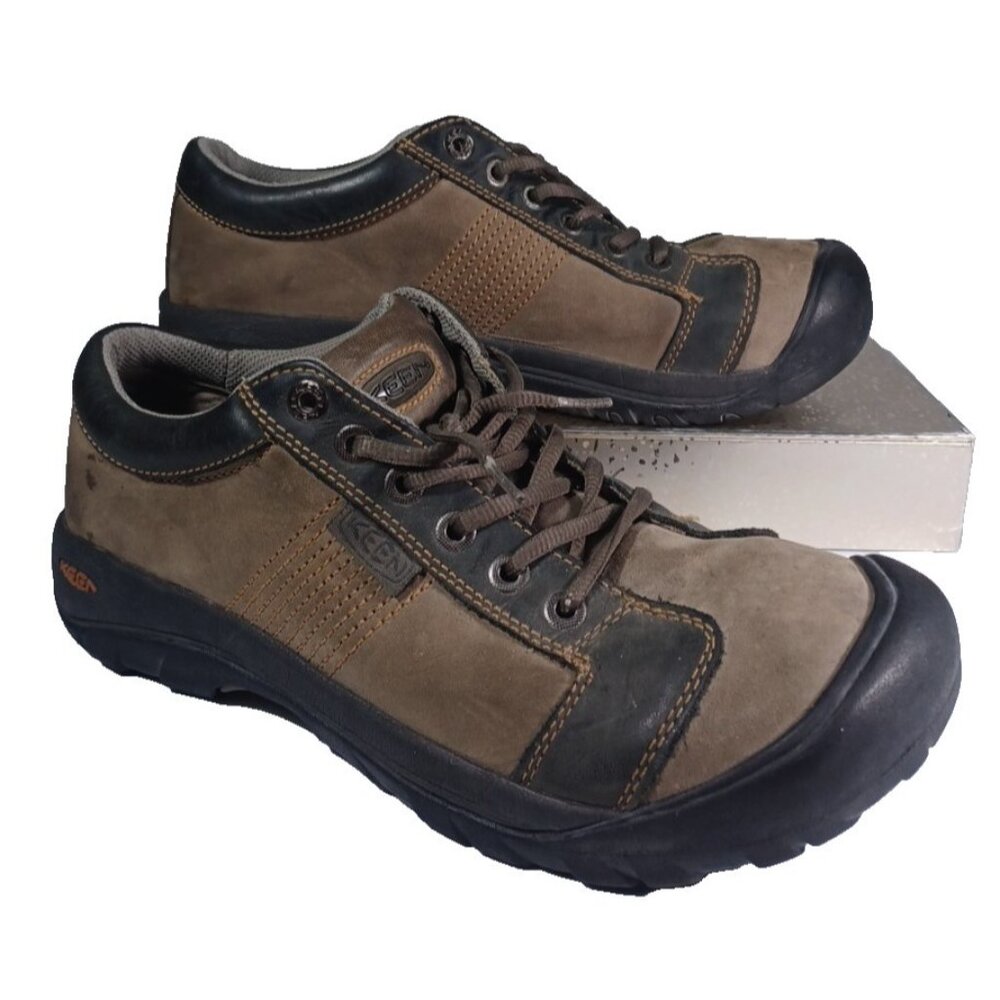 Keen Men's Austin Low Height Leather Oxford Sz 11 Outdoors Hiking - Picture 2 of 12